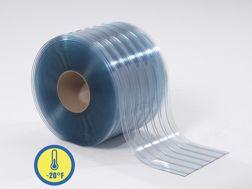 Low Temp Ribbed PVC Strip Rolls