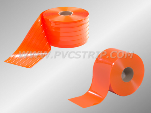 Orange Safety PVC Strip Rolls