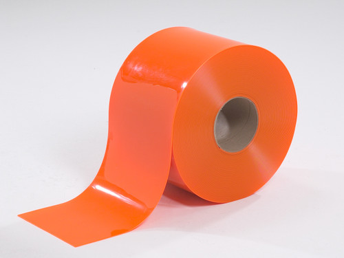 Orange Safety PVC Strip Rolls
