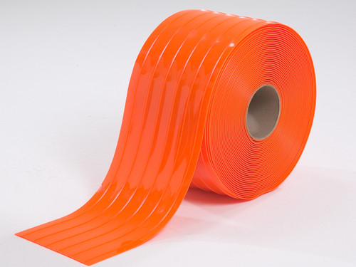 Orange Safety PVC Strip Rolls