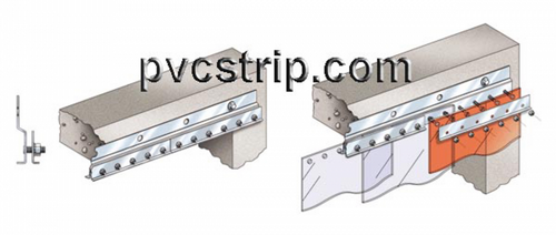 Wall Mount Strip Door Brackets