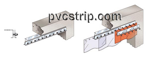 Jamb Mount Strip Door Bracket