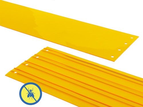 Insect Yellow PVC Strip Door Replacement Strips