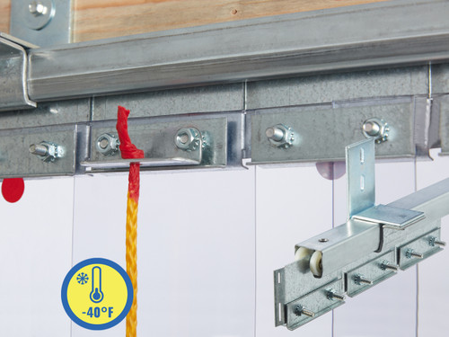 Extra Low Temp Slide Mount Strip Door Kit