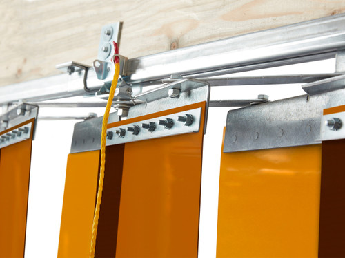 Weld Screen Accordion Fold Strip Door Kit