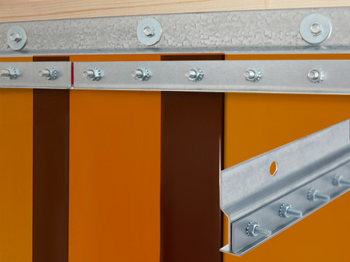Weld Screen Wall Mount Strip Door Kit