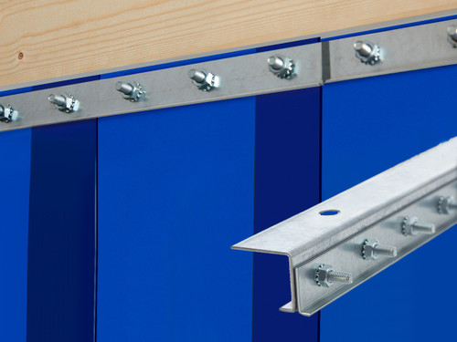 Colored & Tinted Jamb Mount Strip Door Kit