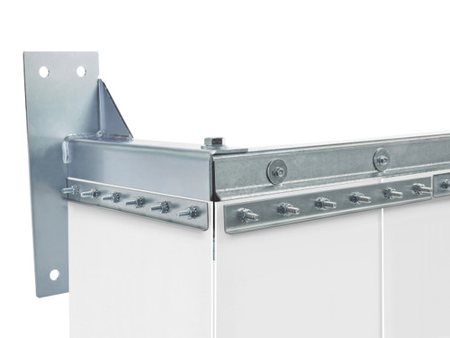 White Stand-Off Mount Strip Door Kit