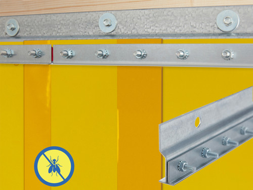 Insect Control Wall Mount Strip Door Kit