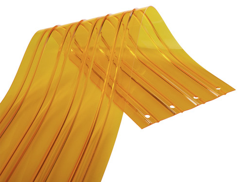 Insect Yellow in ribbed strip style.