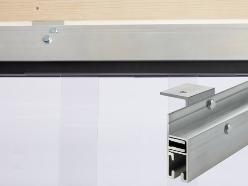 Standard J-Hook Jamb Mount Strip Door Kit