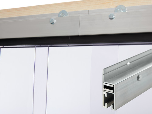 Standard J-Hook Wall Mount Strip Door Kit