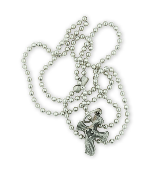 Small Pewter Touchstone Pendant (Chain) Small Pewter Touchstone Pendant (Chain)