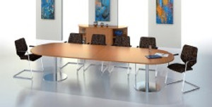 Ambus D-End Meeting Table Ambus D-End Meeting Table