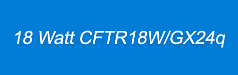 4pin-18watt CFTR/GX24q