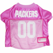 Green Bay Packers PINK NFL Football Pet Jersey Green Bay Packers PINK NFL Football Pet Jersey