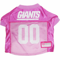 N.Y. Giants PINK NFL Football Pet Jersey N.Y. Giants PINK NFL Football Pet Jersey