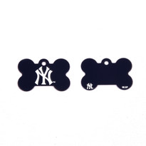 New York Yankees Round Engraved Dog Id Tag At HotDogCollars.com