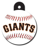 San Francisco Giants ROUND Engraved Dog ID Tag San Francisco Giants ROUND Engraved Dog ID Tag