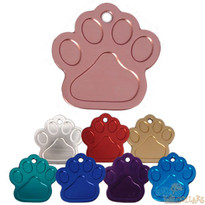 HyperLite Paw Pet ID Tag - With Engraving HyperLite Paw Pet ID Tag - With Engraving