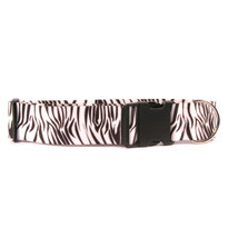 2 Inch Wide Black Zebra Dog Collar 2 Inch Wide Black Zebra Dog Collar
