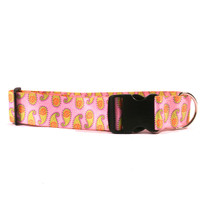 2 Inch Wide Pink Paisley Dog Collar 2 Inch Wide Pink Paisley Dog Collar