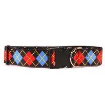 2 Inch Wide Red Argyle Dog Collar 2 Inch Wide Red Argyle Dog Collar