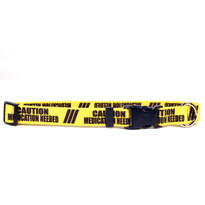 1 Inch - Caution Medication Needed Dog Collar 1 Inch - Caution Medication Needed Dog Collar