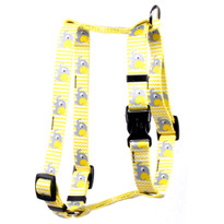 Yellow Elephants Roman Style "H" Dog Harness Yellow Elephants Roman Style "H" Dog Harness