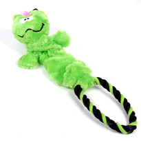 Rope Ring Frog Elastic Dog Toy Rope Ring Frog Elastic Dog Toy