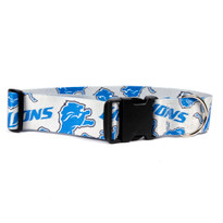 Detroit Lions 2 Inch Wide Dog Collar Detroit Lions 2 Inch Wide Dog Collar