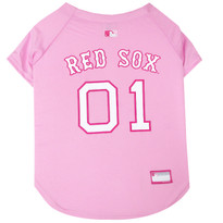 Boston Red Sox PINK MLB Pet Jersey Boston Red Sox PINK MLB Pet Jersey