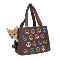 Peace Signs Pet Carrier - Teacup Size **Clearance** Peace Signs Pet Carrier - Teacup Size **Clearance**