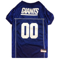New York Giants PREMIUM NFL Football Pet Jersey New York Giants PREMIUM NFL Football Pet Jersey