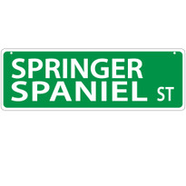 Springer Spaniel Street Sign Springer Spaniel Street Sign