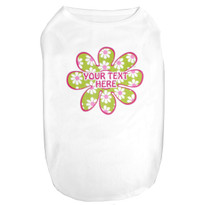 Green Daisy Flower dog shirt Green Daisy Flower dog shirt