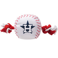 Houston Astros Nylon Rope Baseball Squeaker Dog Toy Houston Astros Nylon Rope Baseball Squeaker Dog Toy