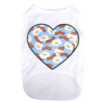 I Love Bacon and Eggs Pet T-Shirt I Love Bacon and Eggs Pet T-Shirt