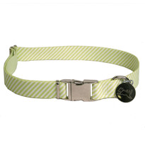 Southern Dawg Seersucker Green Premium Dog Collar Southern Dawg Seersucker Green Premium Dog Collar