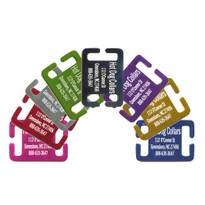 Personalized Slide On Collar Tag For Dogs Personalized Slide On Collar Tag For Dogs