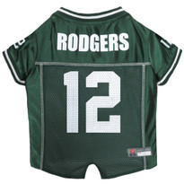 Aaron Rodgers Green Bay Packers NFL Football Pet Jersey Aaron Rodgers Green Bay Packers NFL Football Pet Jersey