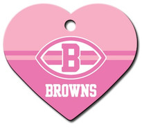 Cleveland Browns PINK Pet ID Tag - With Engraving Cleveland Browns PINK Pet ID Tag - With Engraving