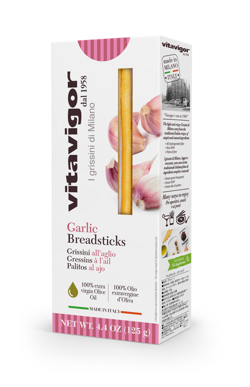 Garlic Grissini Breadsticks