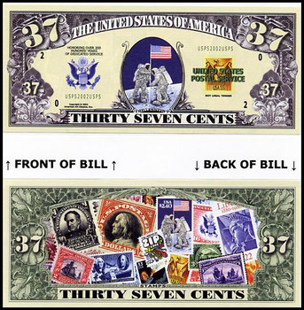 37c USPS Modern Mail Novelty Commemorative Dollar Bill 37c USPS Modern Mail Novelty Commemorative Dollar Bill