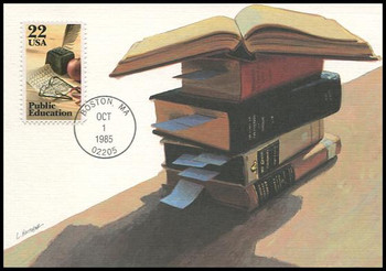2159 / 22c Public Education 1985 Fleetwood Maximum Card 2159 / 22c Public Education 1985 Fleetwood Maximum Card