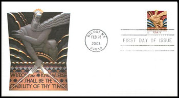 3766 / $1 Wisdom 2003 Fleetwood First Day Cover 3766 / $1 Wisdom 2003 Fleetwood First Day Cover