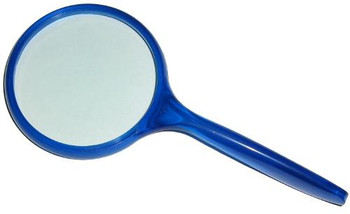 3" Round 3x Hand-Held Ergonomic Magnifier / Magnifying Glass Translucent Blue Handle 3" Round 3x Hand-Held Ergonomic Magnifier / Magnifying Glass Translucent Blue Handle