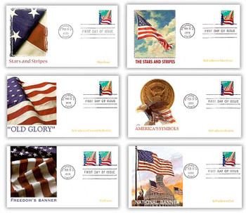 3277 - 3282 / 33c Flag Over City Set of 6 Fleetwood 1999 First Day Covers 3277 - 3282 / 33c Flag Over City Set of 6 Fleetwood 1999 First Day Covers