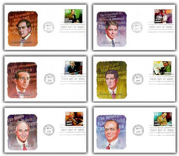 3339 - 3344 / 33c Hollywood Composers Set of 6 Fleetwood 1999 FDC 3339 - 3344 / 33c Hollywood Composers Set of 6 Fleetwood 1999 FDC