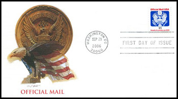 O161 / $1 Eagle Official Mail Fleetwood 2006 FDC O161 / $1 Eagle Official Mail Fleetwood 2006 FDC